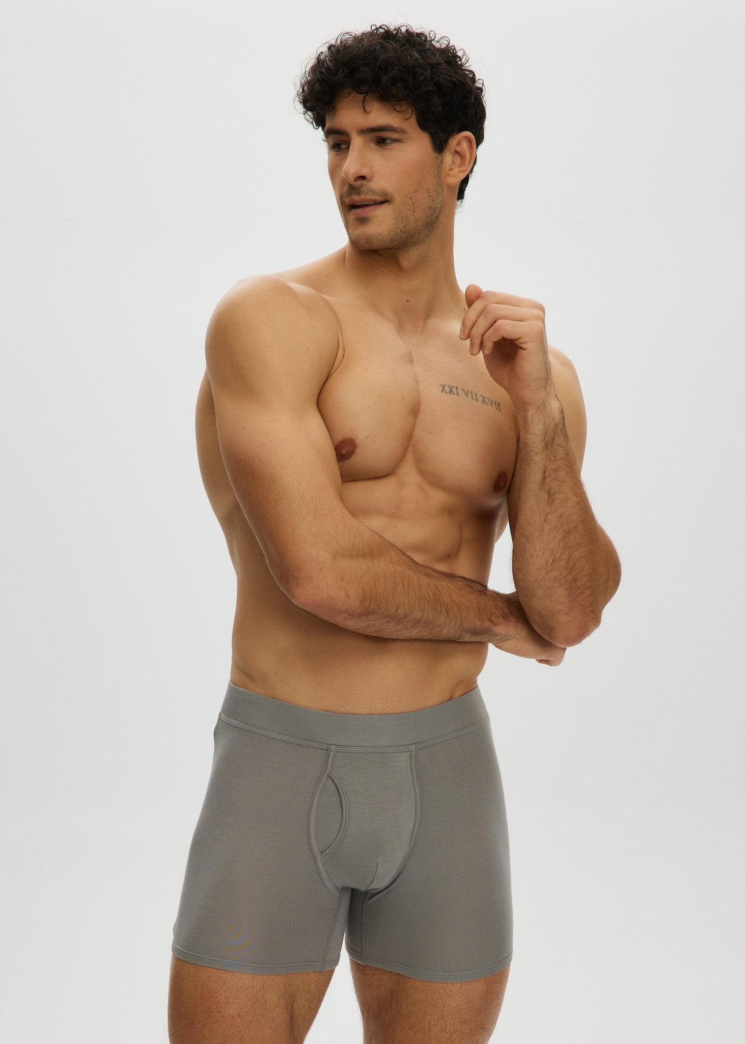 Essential Short Boxer Front Opening - Bamboo Underwear