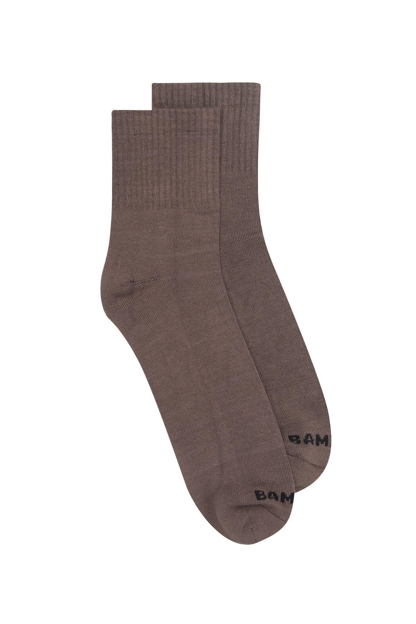 Unisex Brown Ankle Socks - Bamboo Underwear