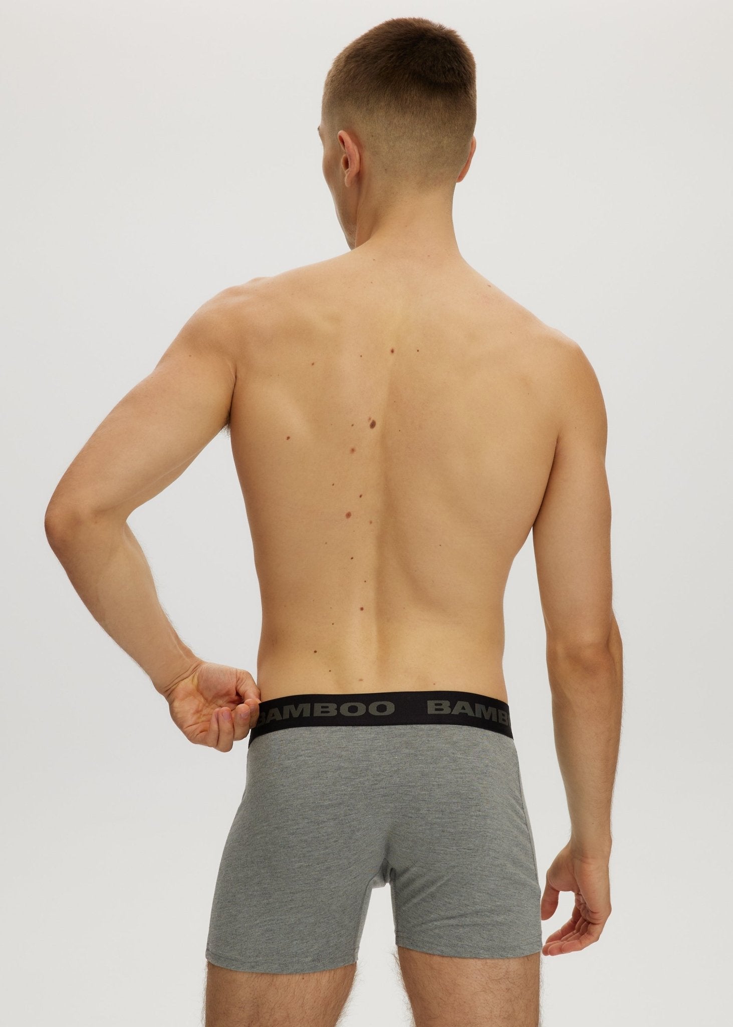 3 - Pack Buttoned Boxer Briefs 4" - Bamboo Underwear