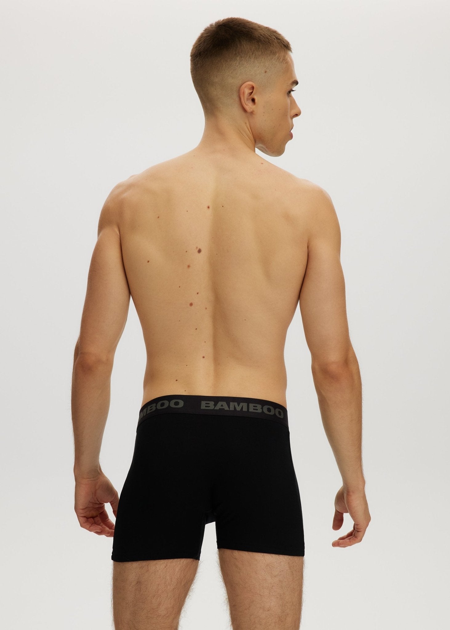 3 - Pack Buttoned Boxer Briefs 4" - Bamboo Underwear