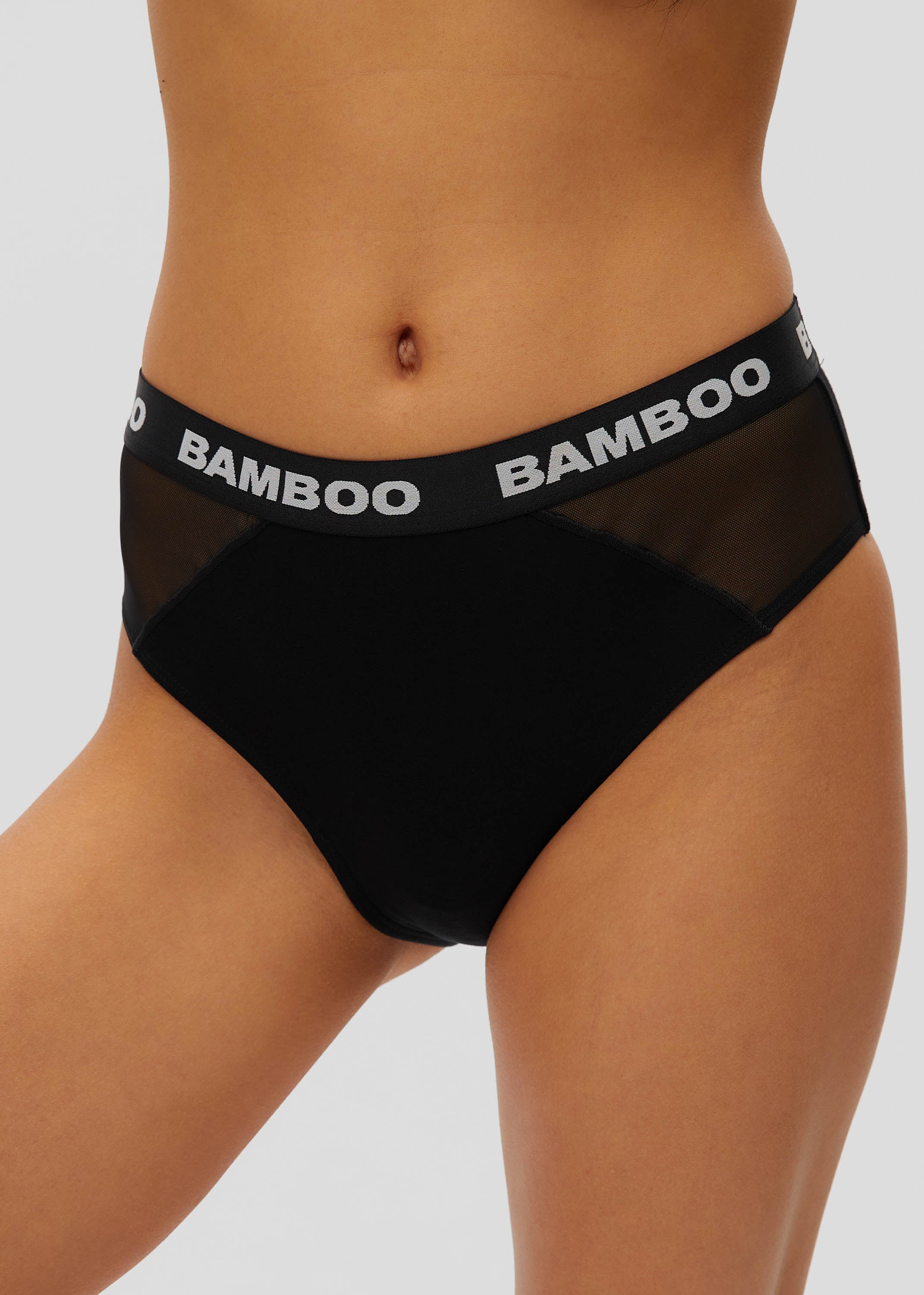 Classic Bikini with Mesh – Bamboo Underwear
