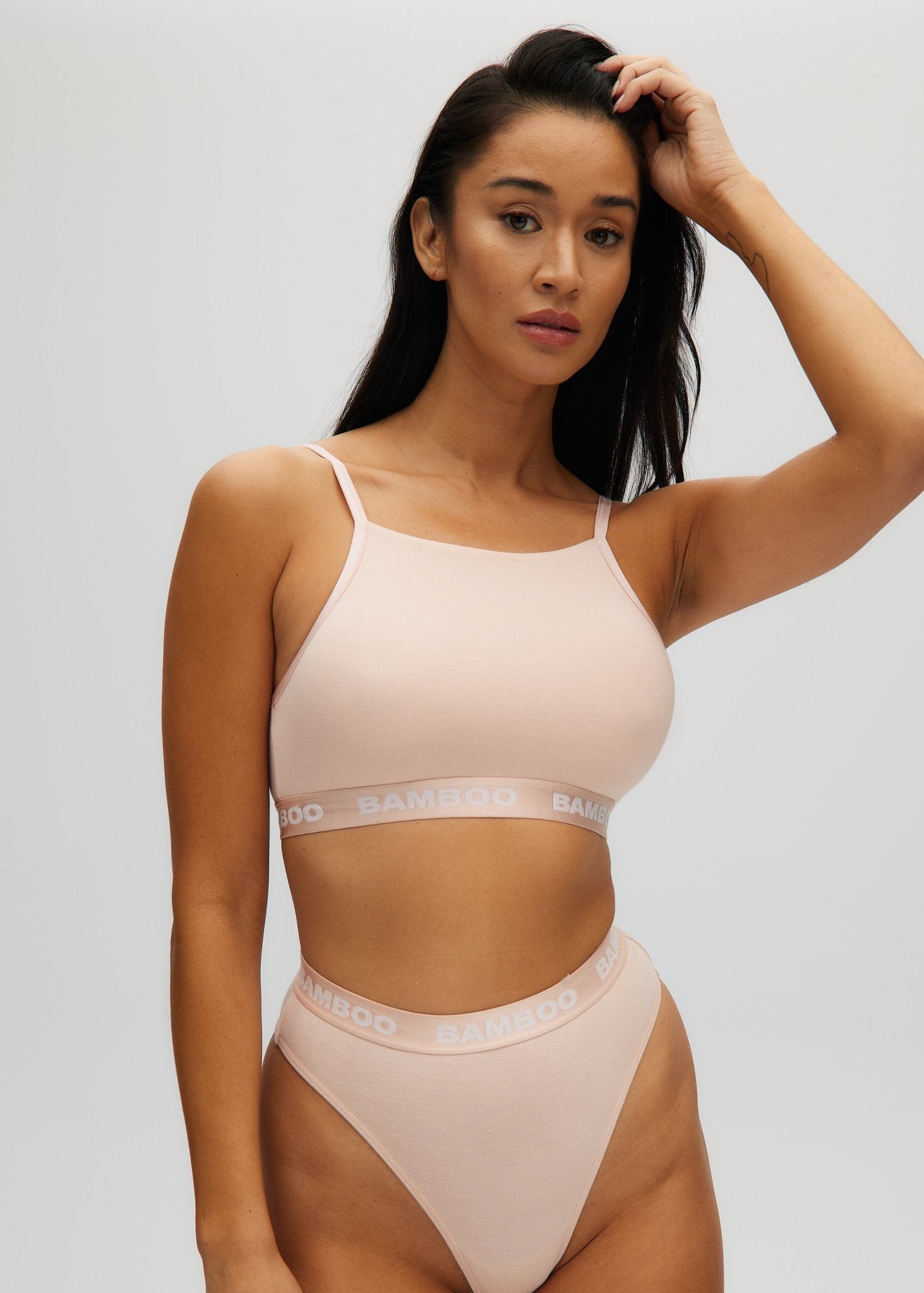 Halter High Neck Bralette - Bamboo Underwear