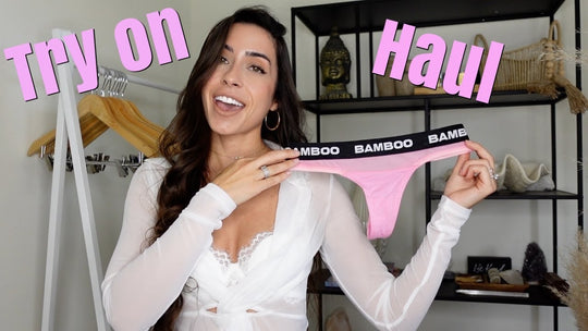 Tiana Kaylyn x Bamboo Underwear Try On Haul
