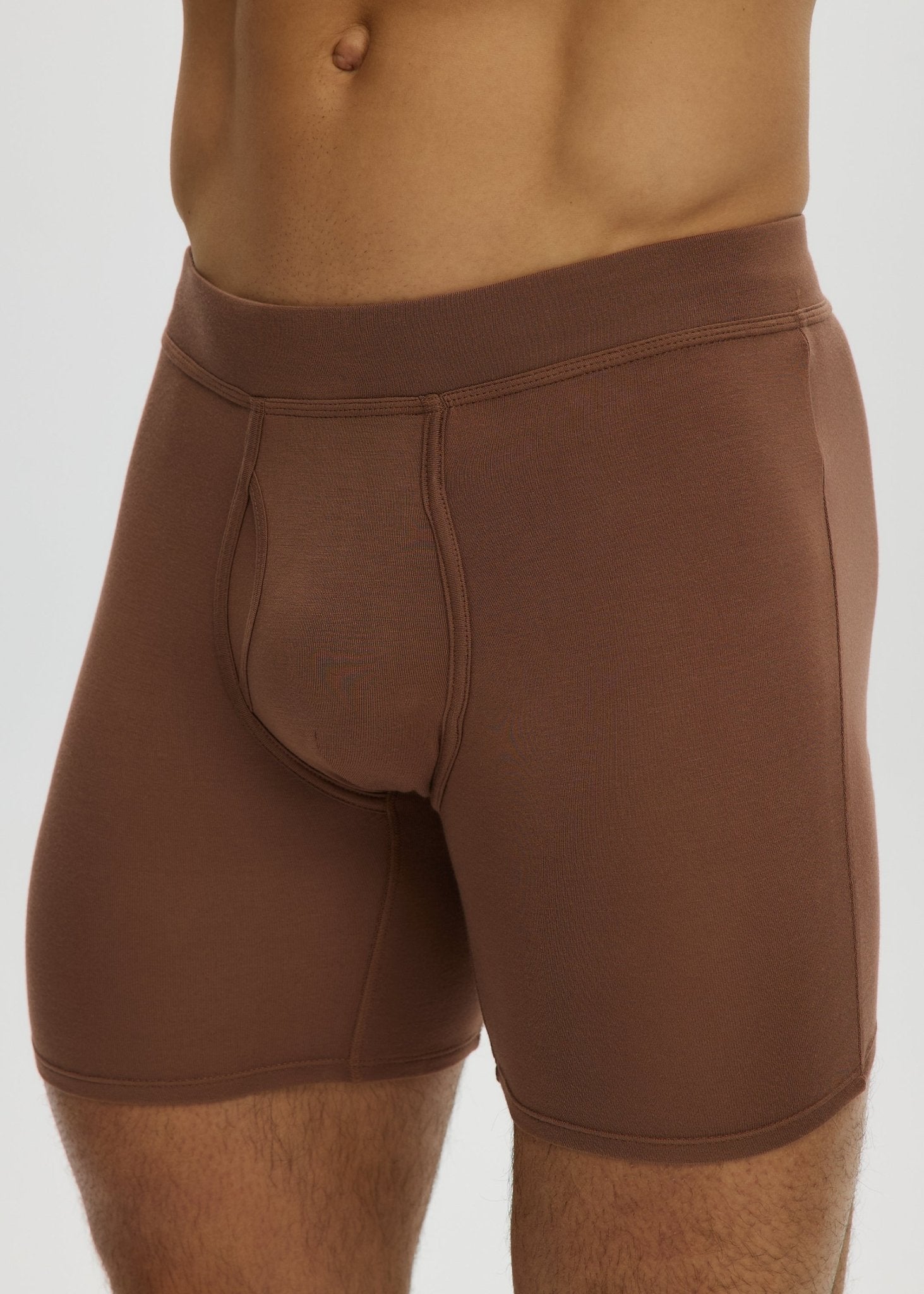 Essential Long Boxer Front Opening - Bamboo Underwear