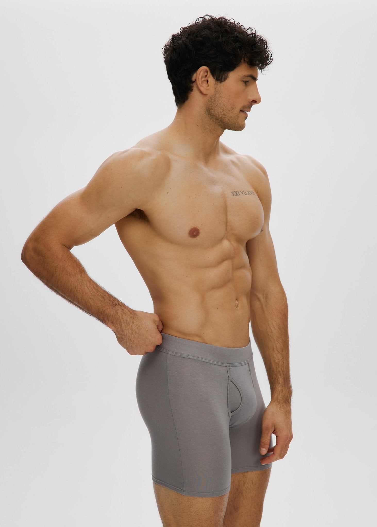 Essential Long Boxer Front Opening - Bamboo Underwear