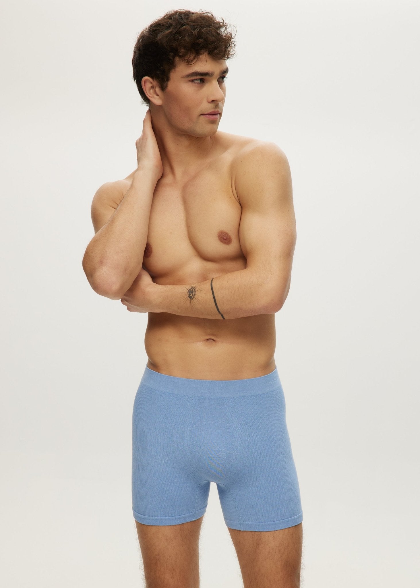 Men Seamless Waffle Short Boxer - Bamboo Underwear