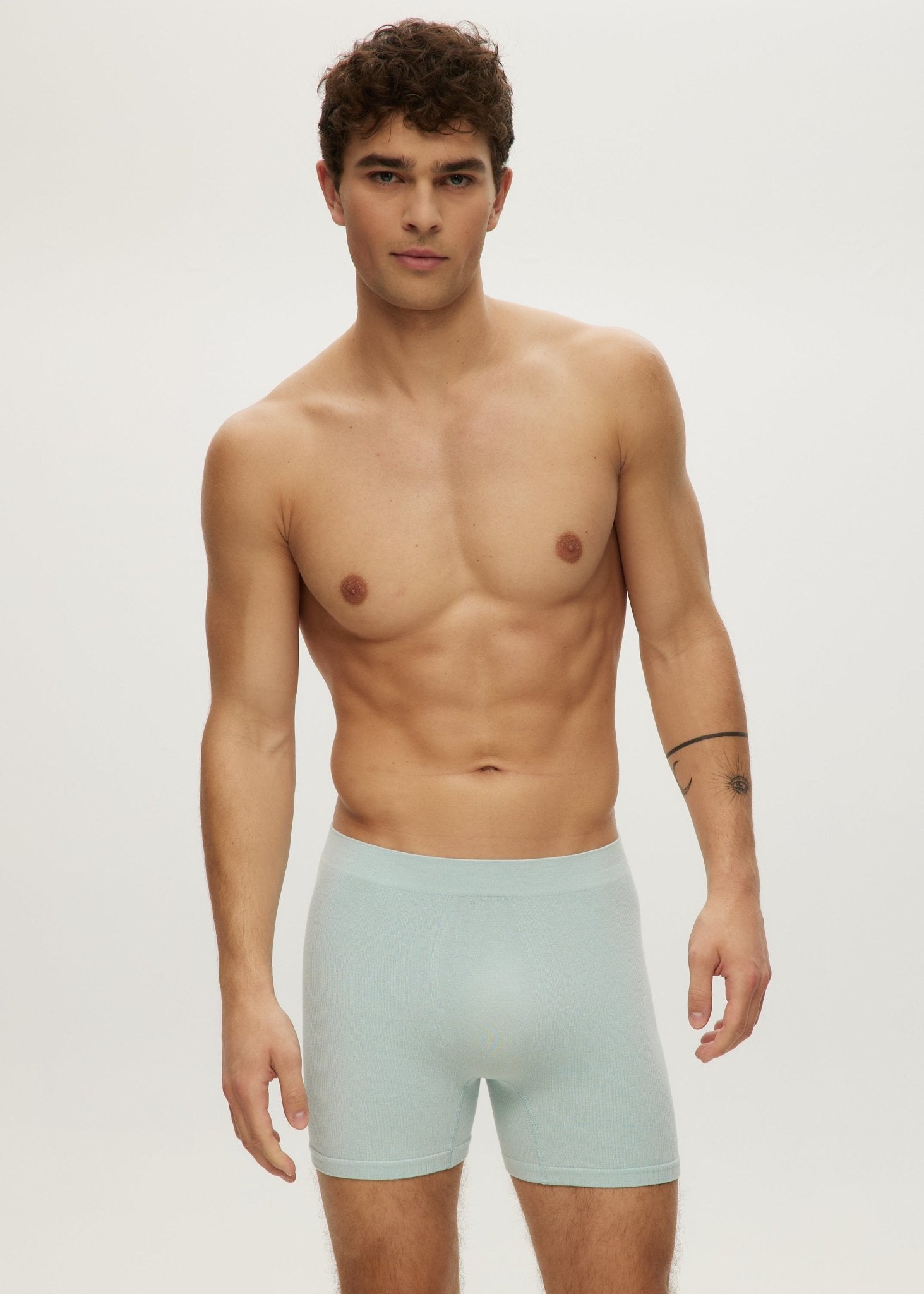 Men Seamless Waffle Short Boxer - Bamboo Underwear