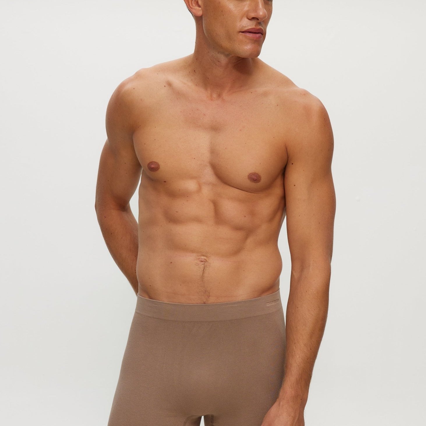 Men Seamless Rib Short Boxer - Bamboo Underwear