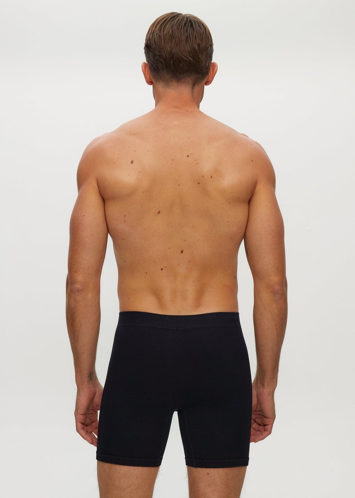 Men Seamless Rib Long Boxer – Bamboo Underwear