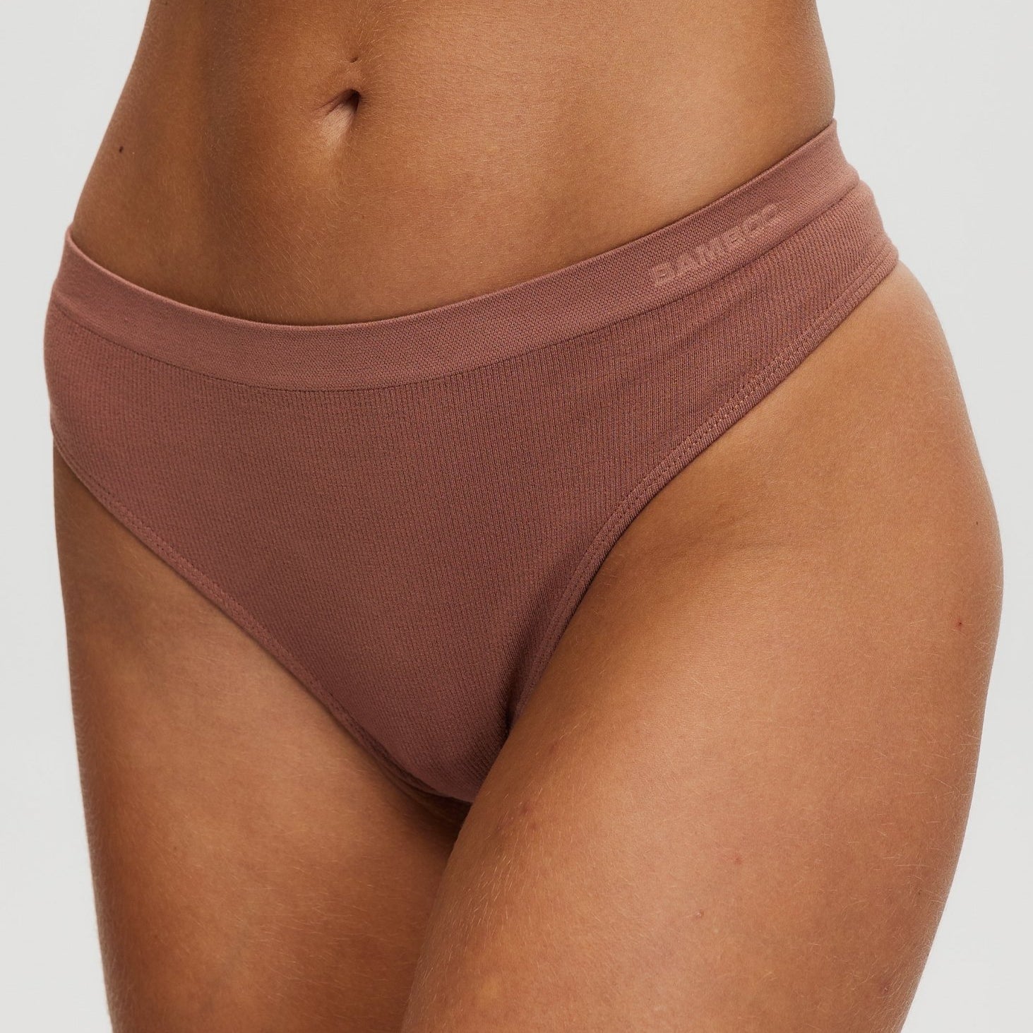Seamless Rib Thong - Bamboo Underwear
