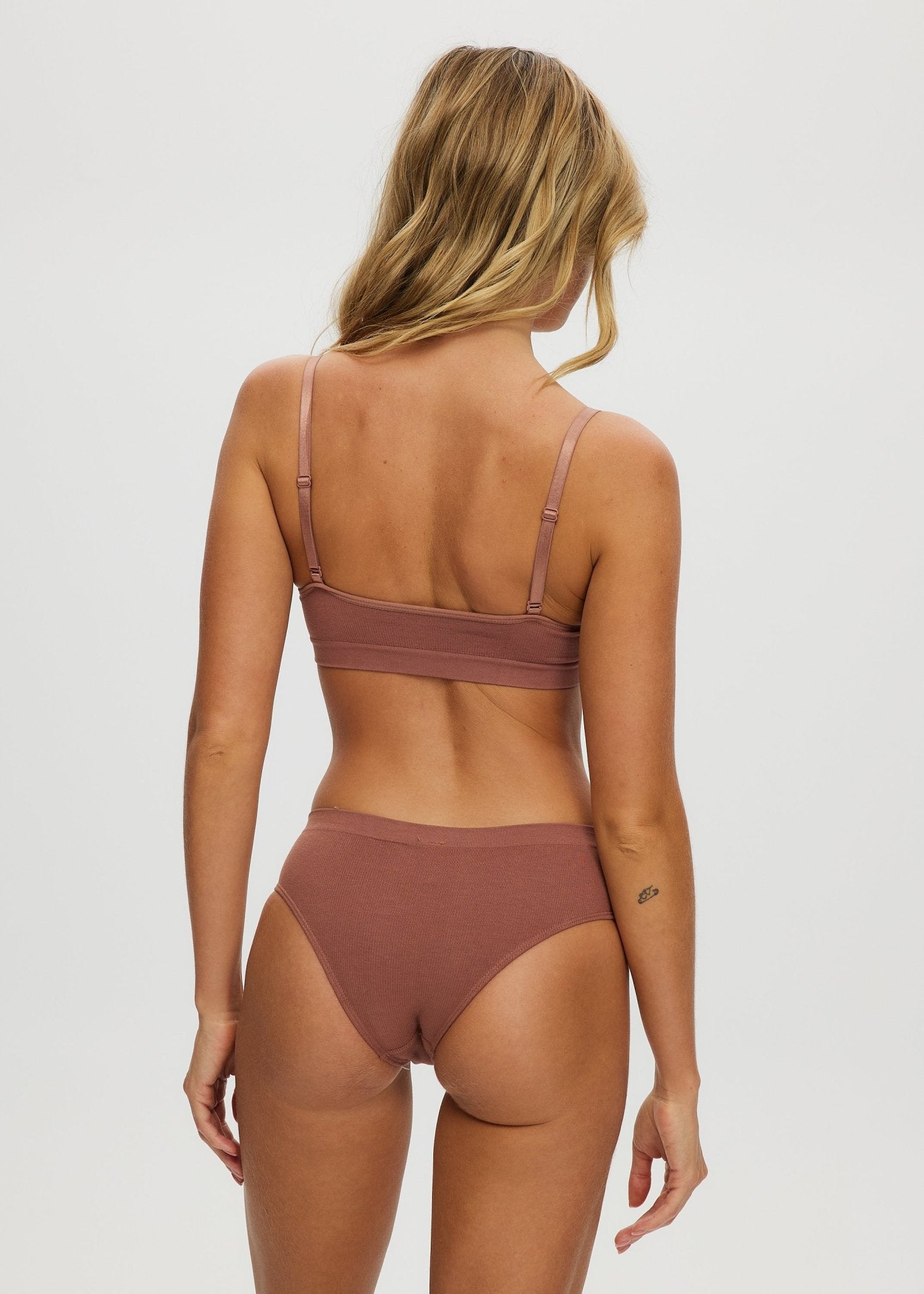 Seamless Rib Triangle Bra - Bamboo Underwear