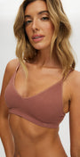 Seamless Rib Triangle Bra - Bamboo Underwear