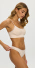 Seamless Waffle Lace Bra - Bamboo Underwear