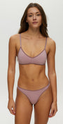 Seamless Scrunch Dipped Bralette - Bamboo Underwear