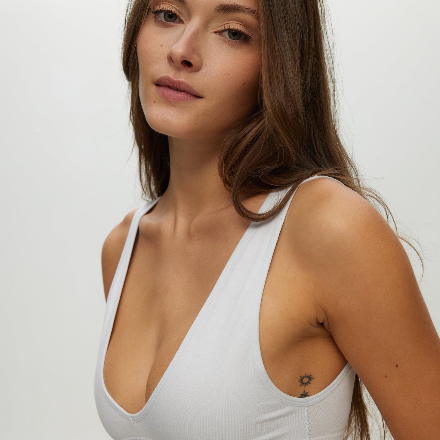 Seamless Plunge Open Back Bralette - Bamboo Underwear