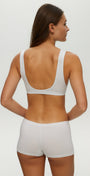 Seamless Plunge Open Back Bralette - Bamboo Underwear