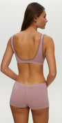 Seamless Plunge Open Back Bralette - Bamboo Underwear