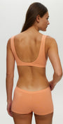 Seamless Plunge Open Back Bralette - Bamboo Underwear