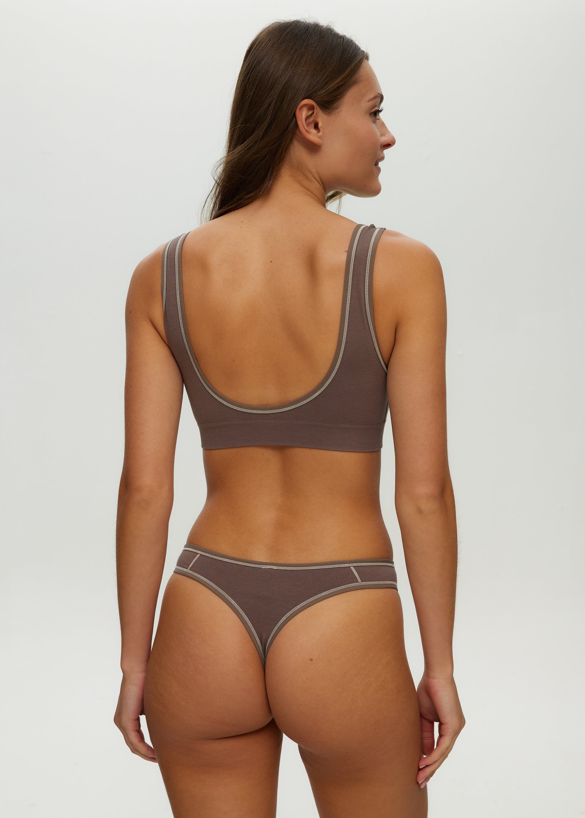 Bralette col arrondi sans couture