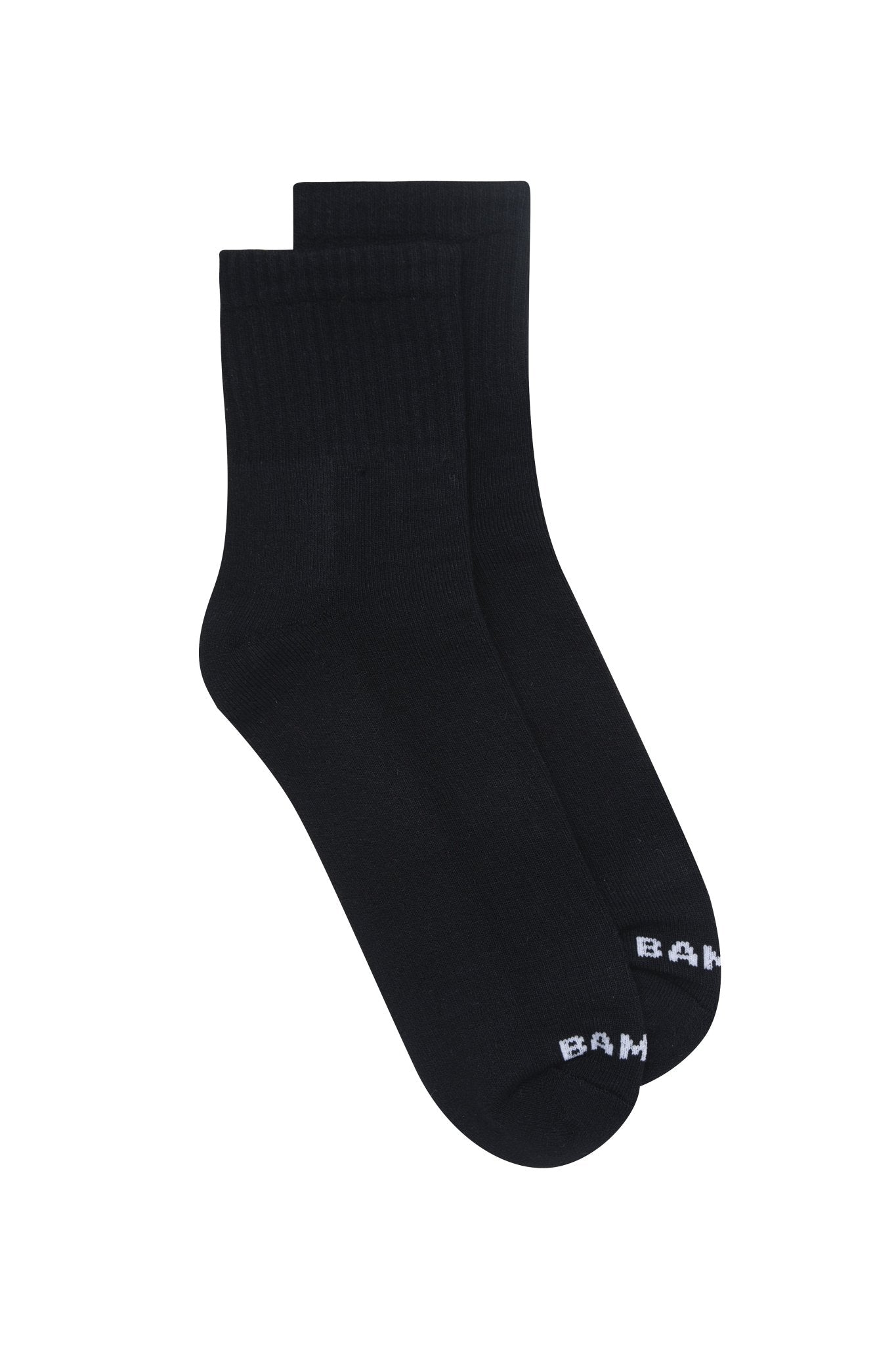 Unisex Black Ankle Socks - Bamboo Underwear