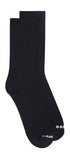Unisex Black Crew Socks - Bamboo Underwear