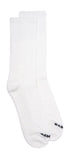 Unisex White Crew Socks - Bamboo Underwear
