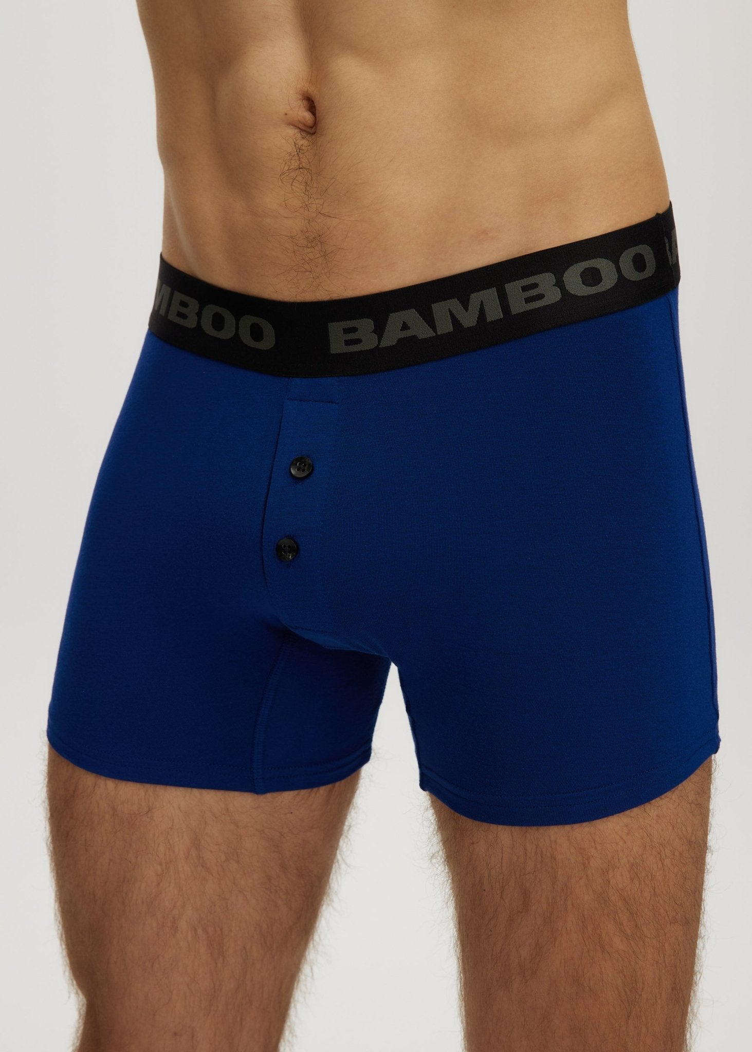 3 - Pack Buttoned Boxer Briefs 4" - Bamboo Underwear