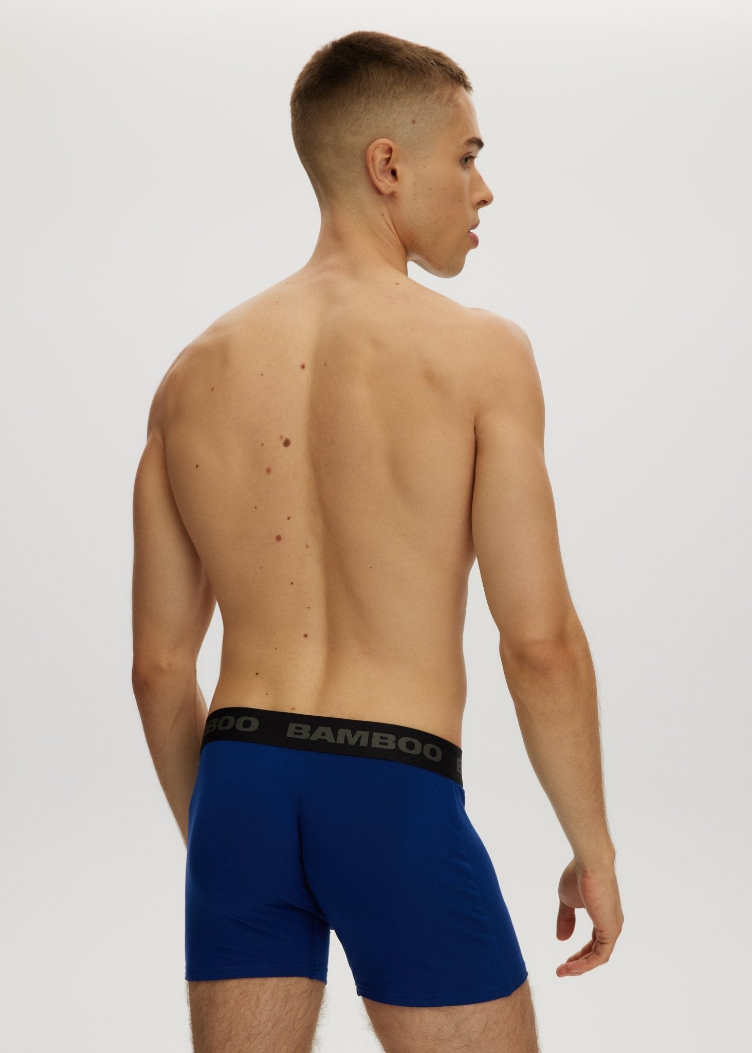 3 - Pack Buttoned Boxer Briefs 4" - Bamboo Underwear