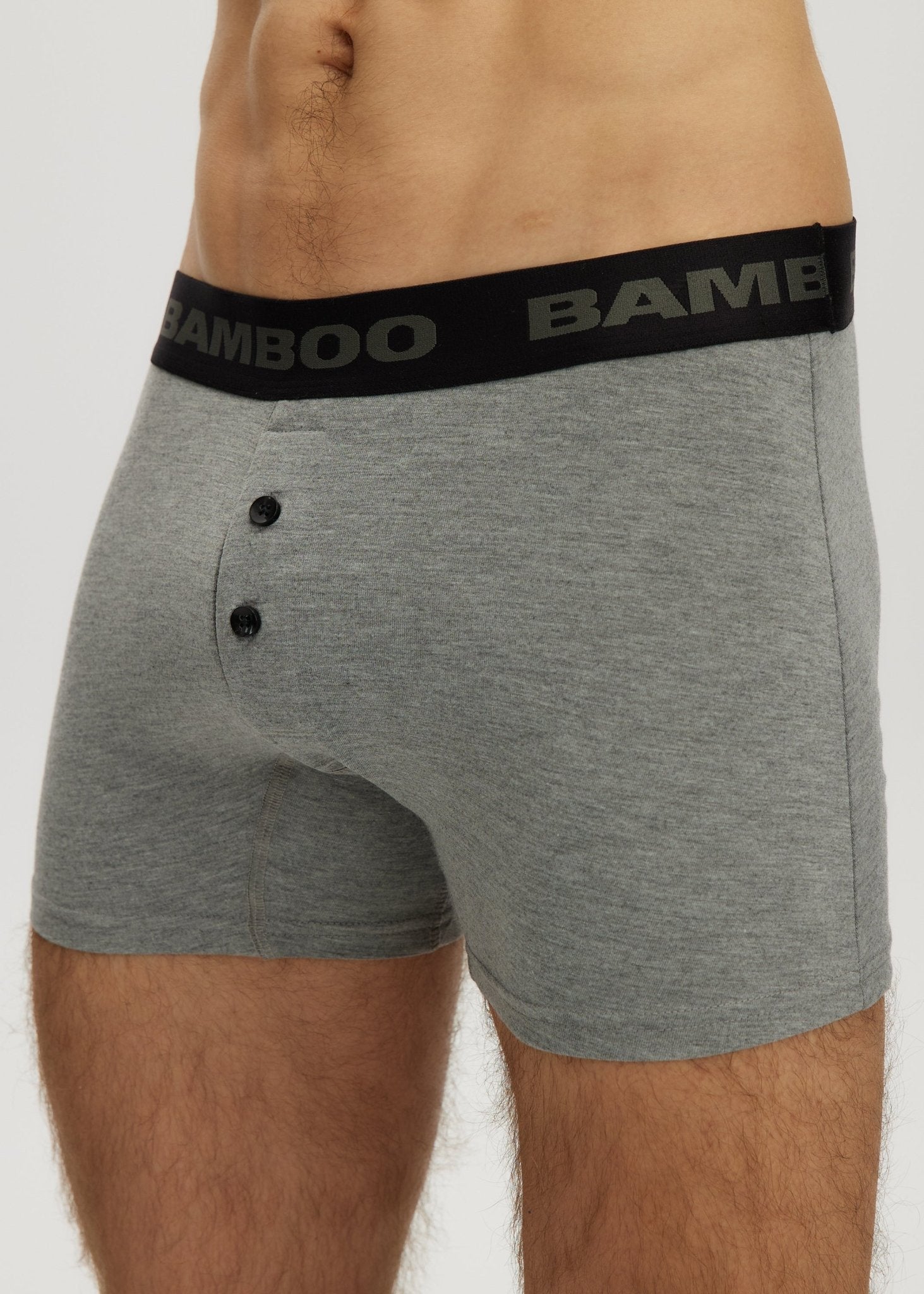 3 - Pack Buttoned Boxer Briefs 4" - Bamboo Underwear