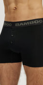 3 - Pack Buttoned Boxer Briefs 4" - Bamboo Underwear