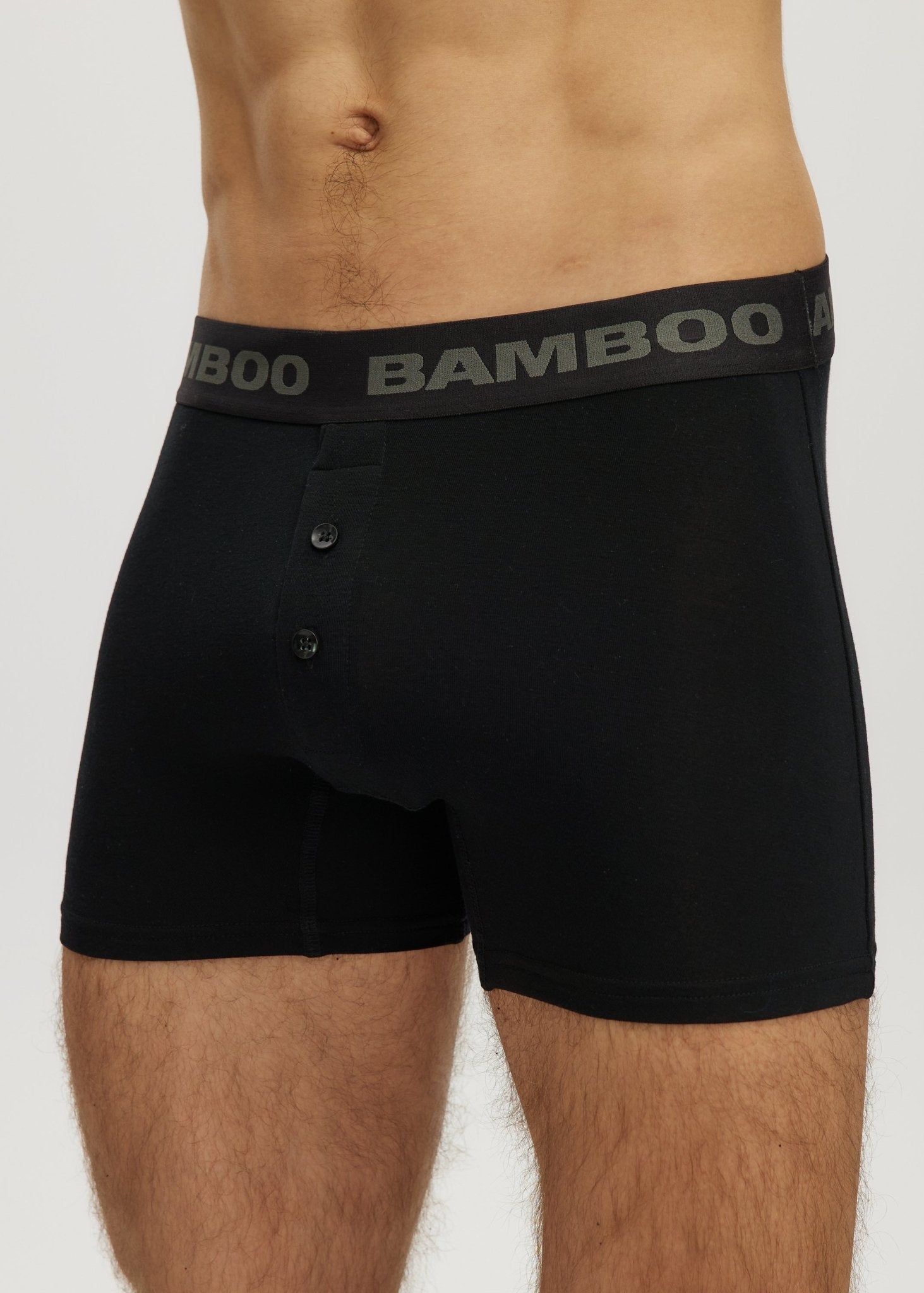 3 - Pack Buttoned Boxer Briefs 4" - Bamboo Underwear
