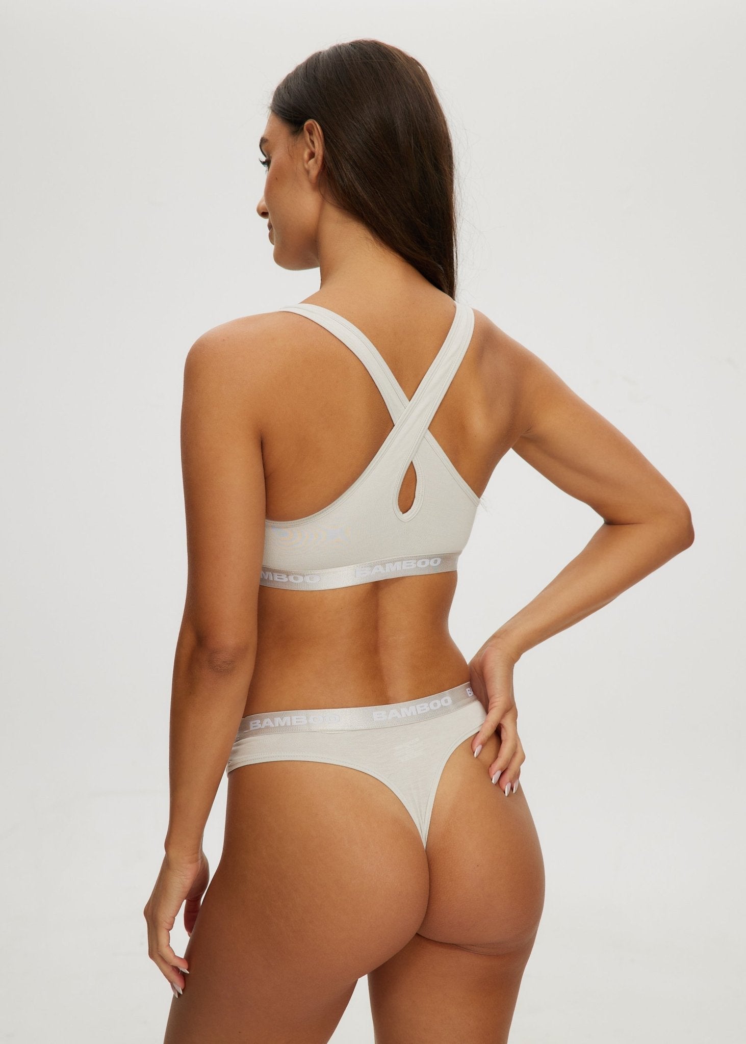 Nude Cup Sport Bra - Bamboo Underwear