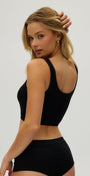 Rib Bralette Crop Top - Bamboo Underwear