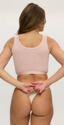 Toned Crop Bralette - Bamboo Underwear