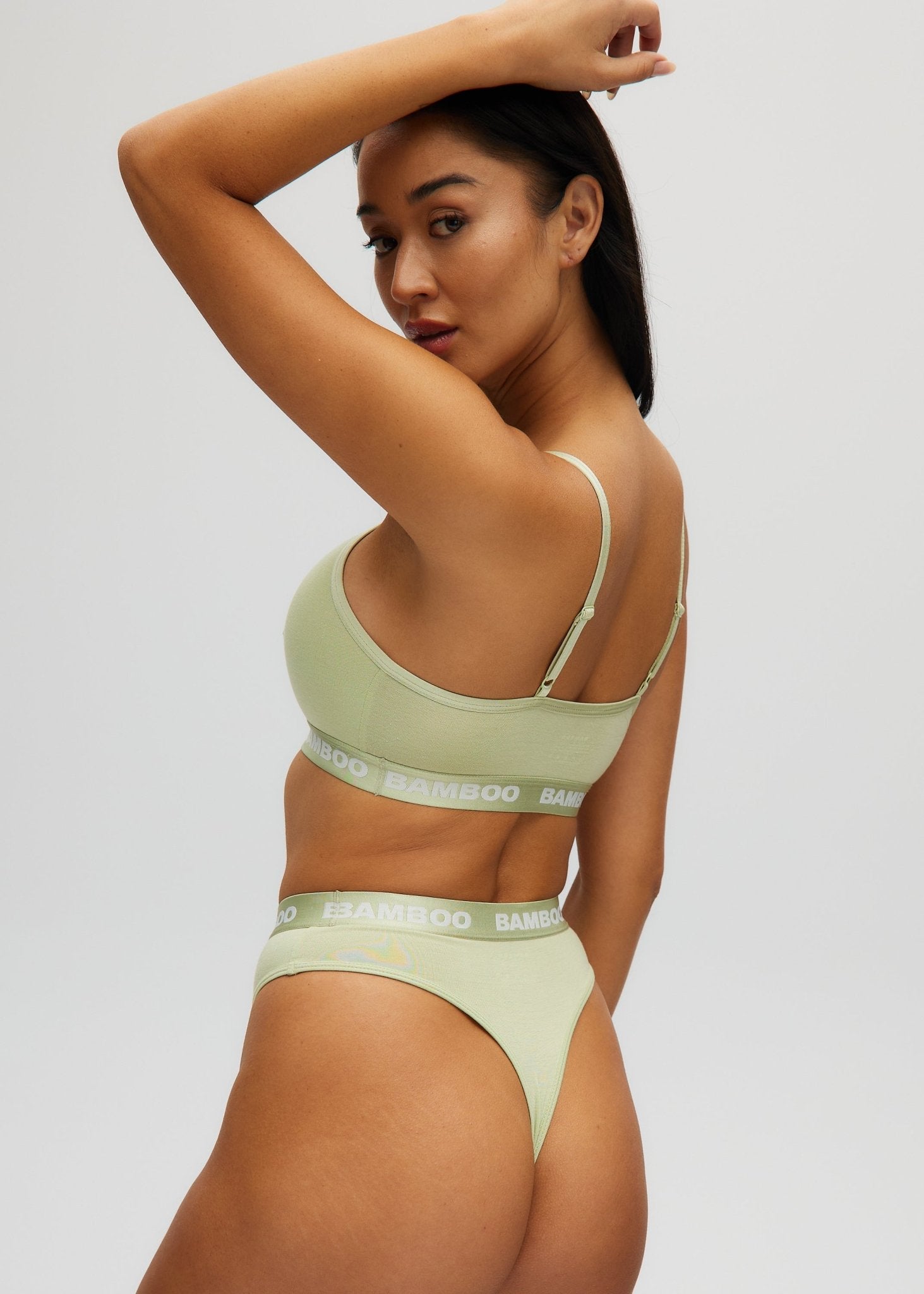 Halter High Neck Bralette - Bamboo Underwear