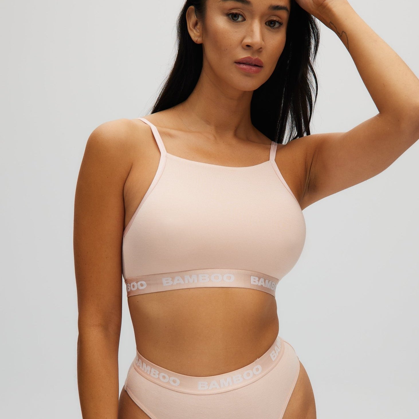 Halter High Neck Bralette - Bamboo Underwear