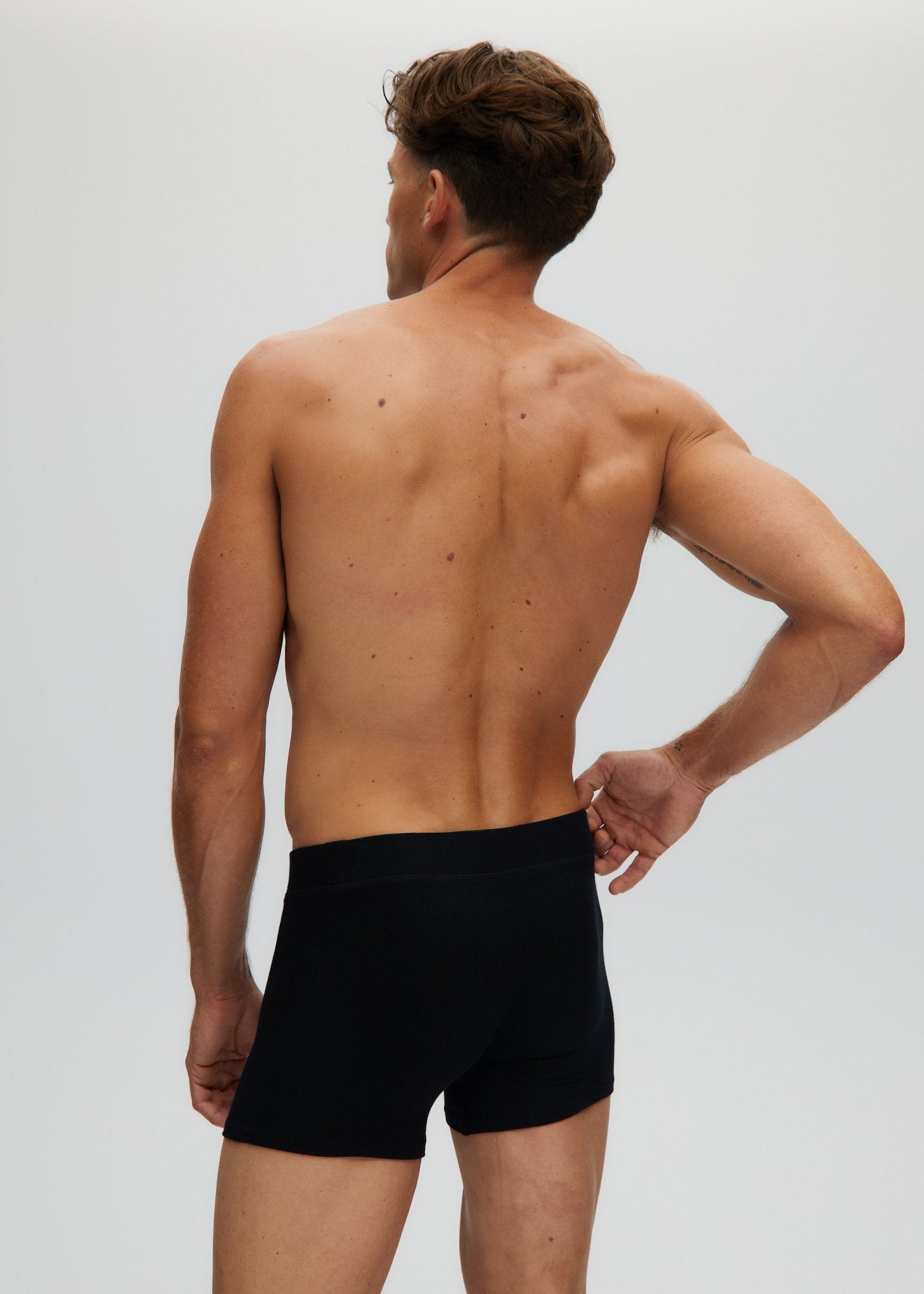 Rib Men Boxer 4" - Bamboo Underwear