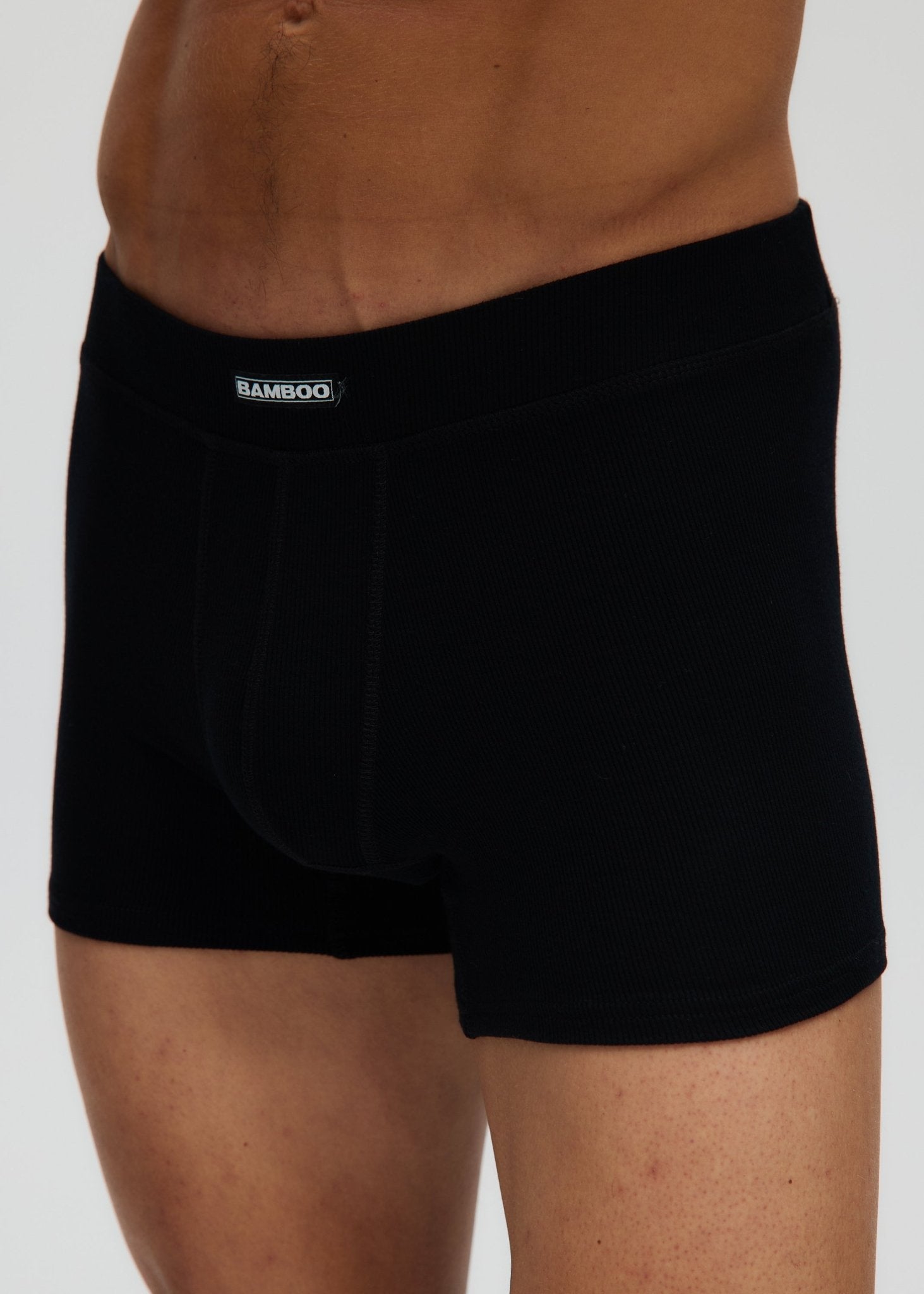 Rib Men Boxer 4" - Bamboo Underwear