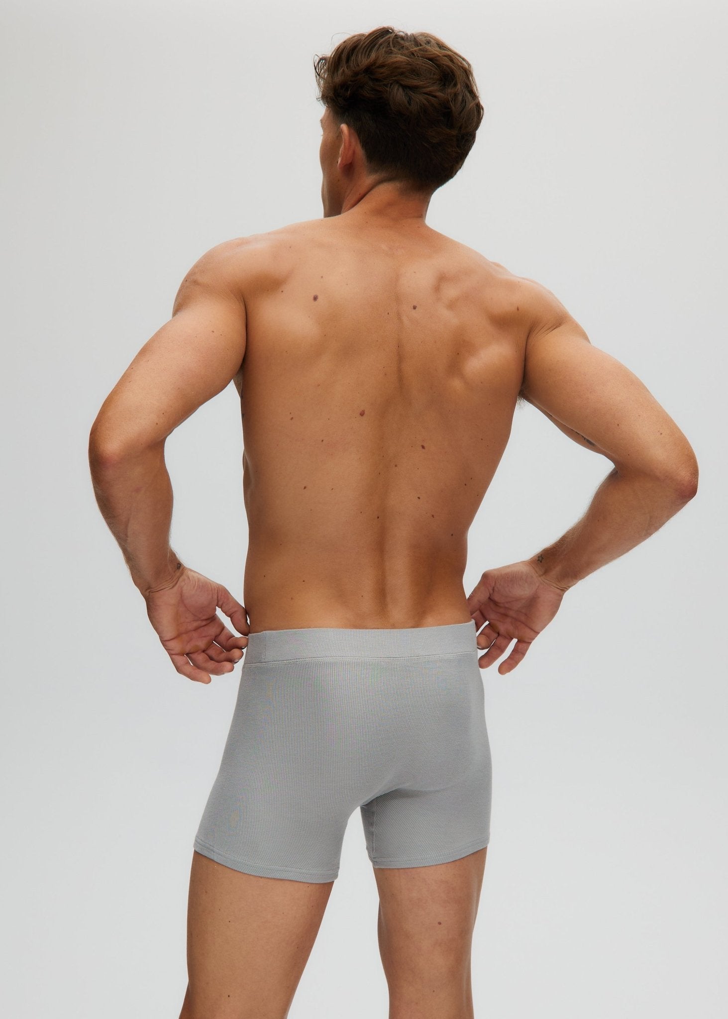 Rib Men Boxer 4" - Bamboo Underwear