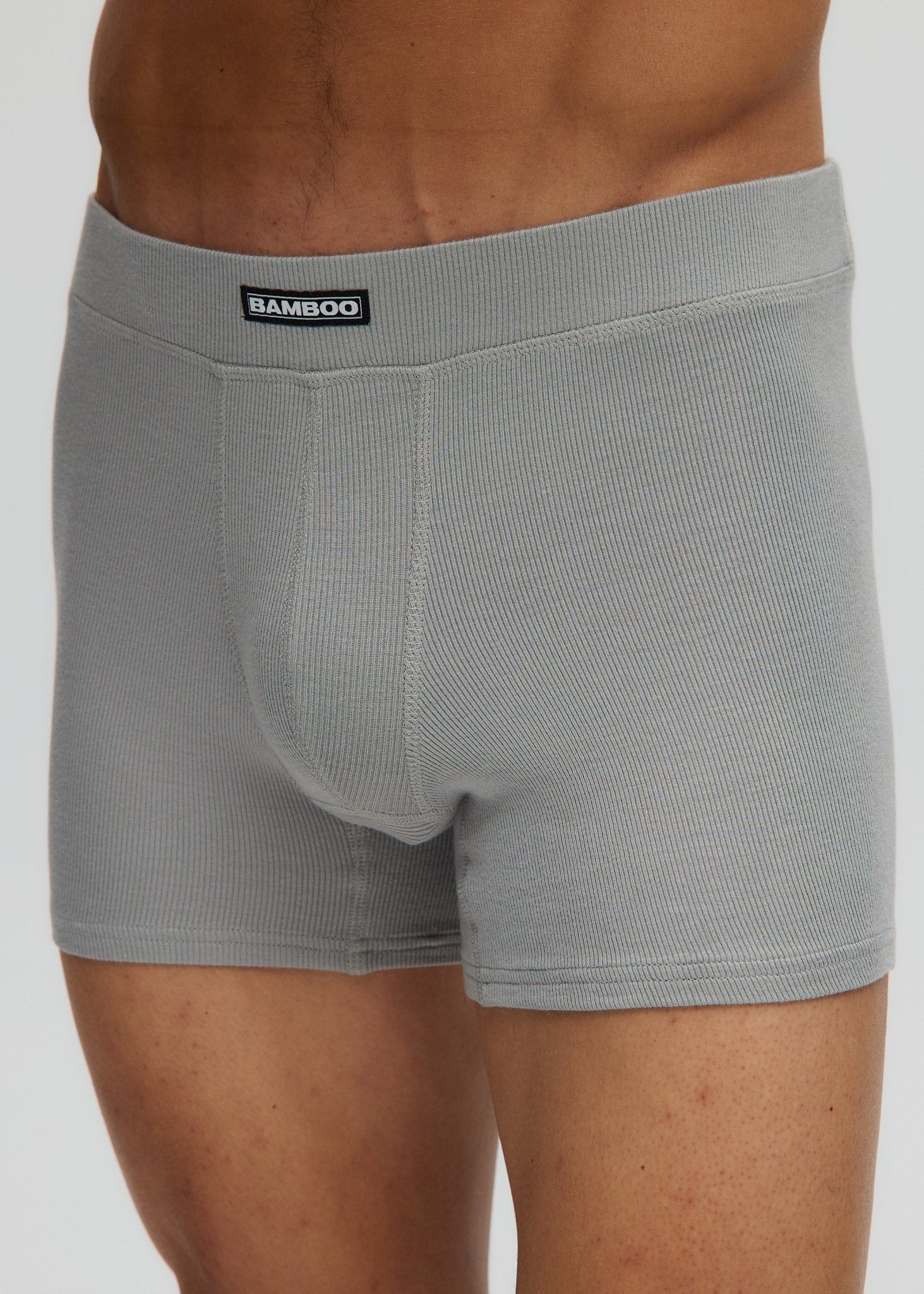 Rib Men Boxer 4" - Bamboo Underwear