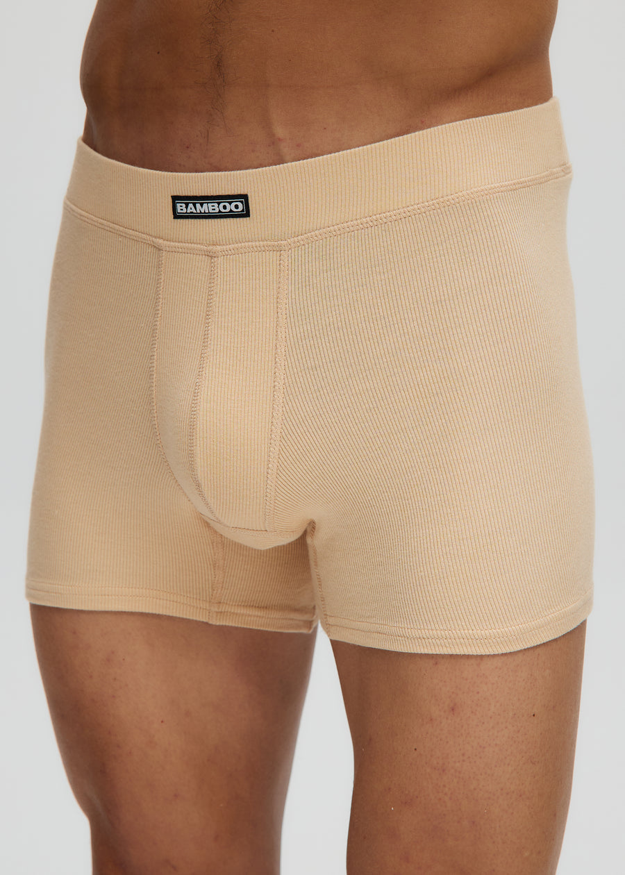 Ribbed Cotton Boxer Briefs with Buttons – UNDERS®