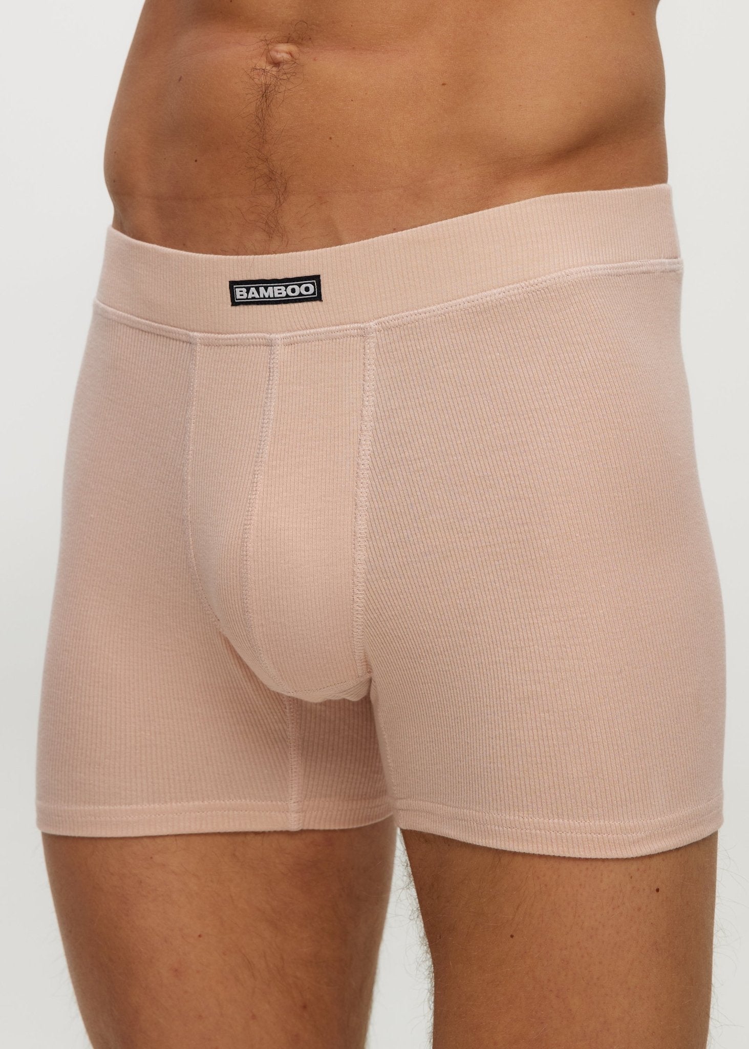 Rib Men Boxer 4" - Bamboo Underwear