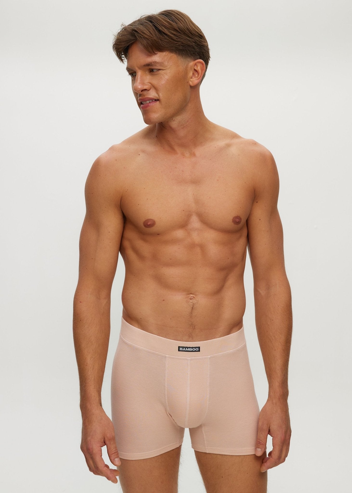 Rib Men Boxer 4" - Bamboo Underwear