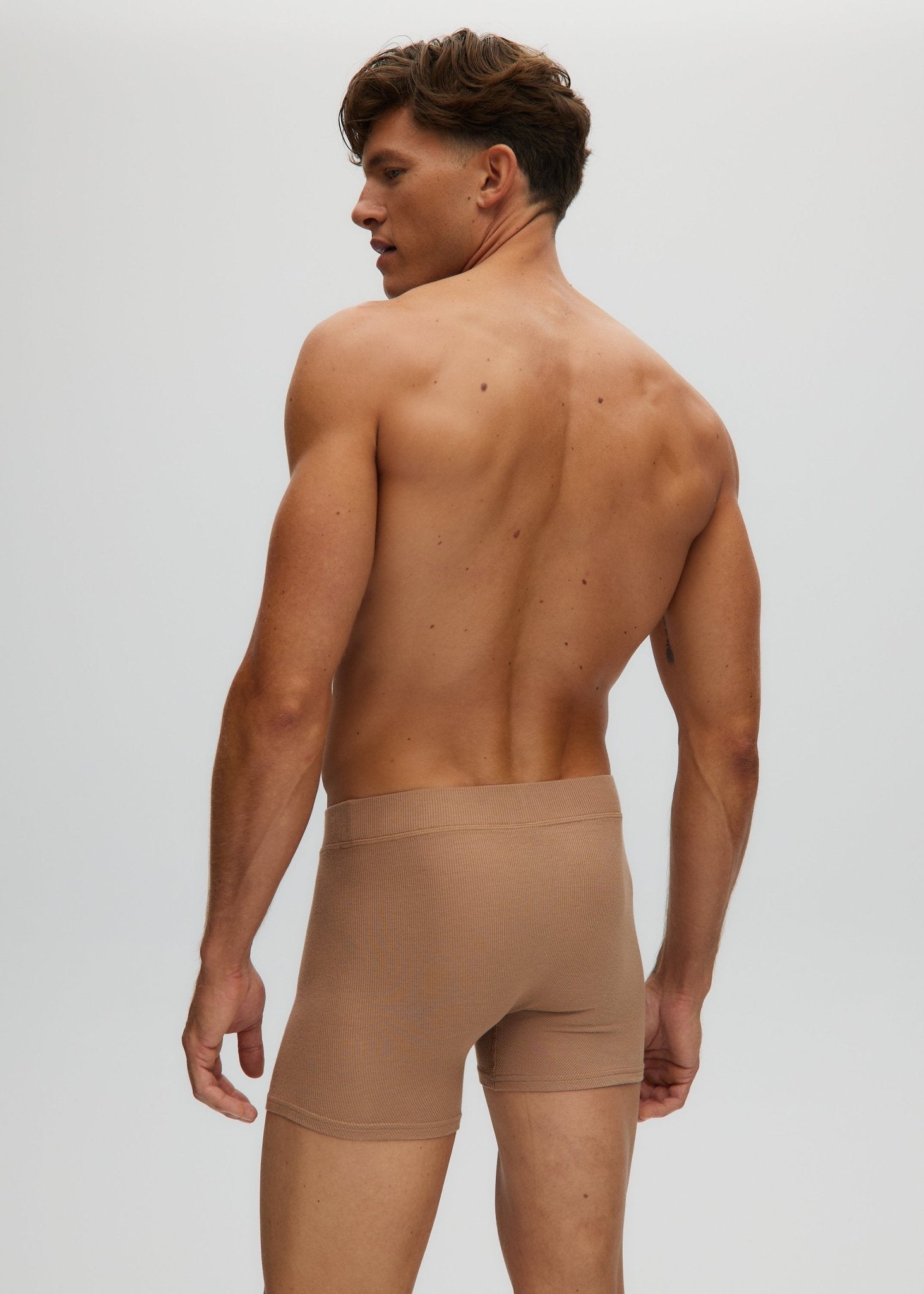 Rib Men Boxer 4" - Bamboo Underwear