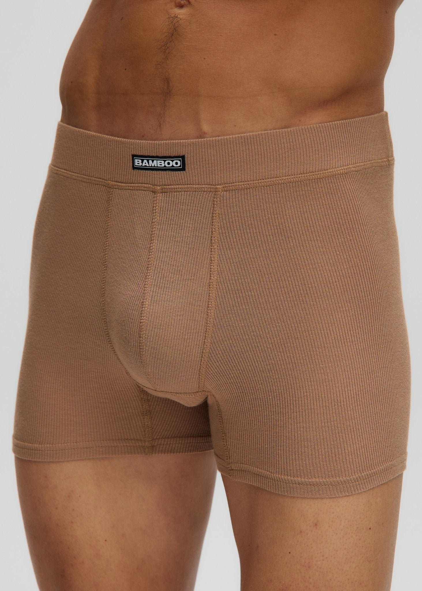 Rib Men Boxer 4" - Bamboo Underwear