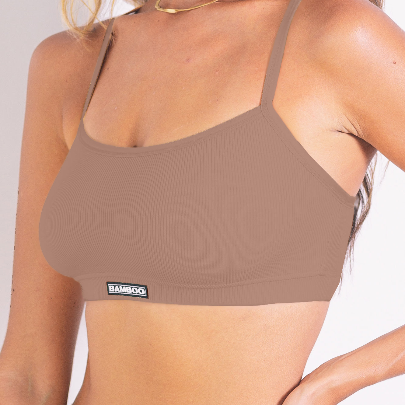 Rib High Bralette - Bamboo Underwear