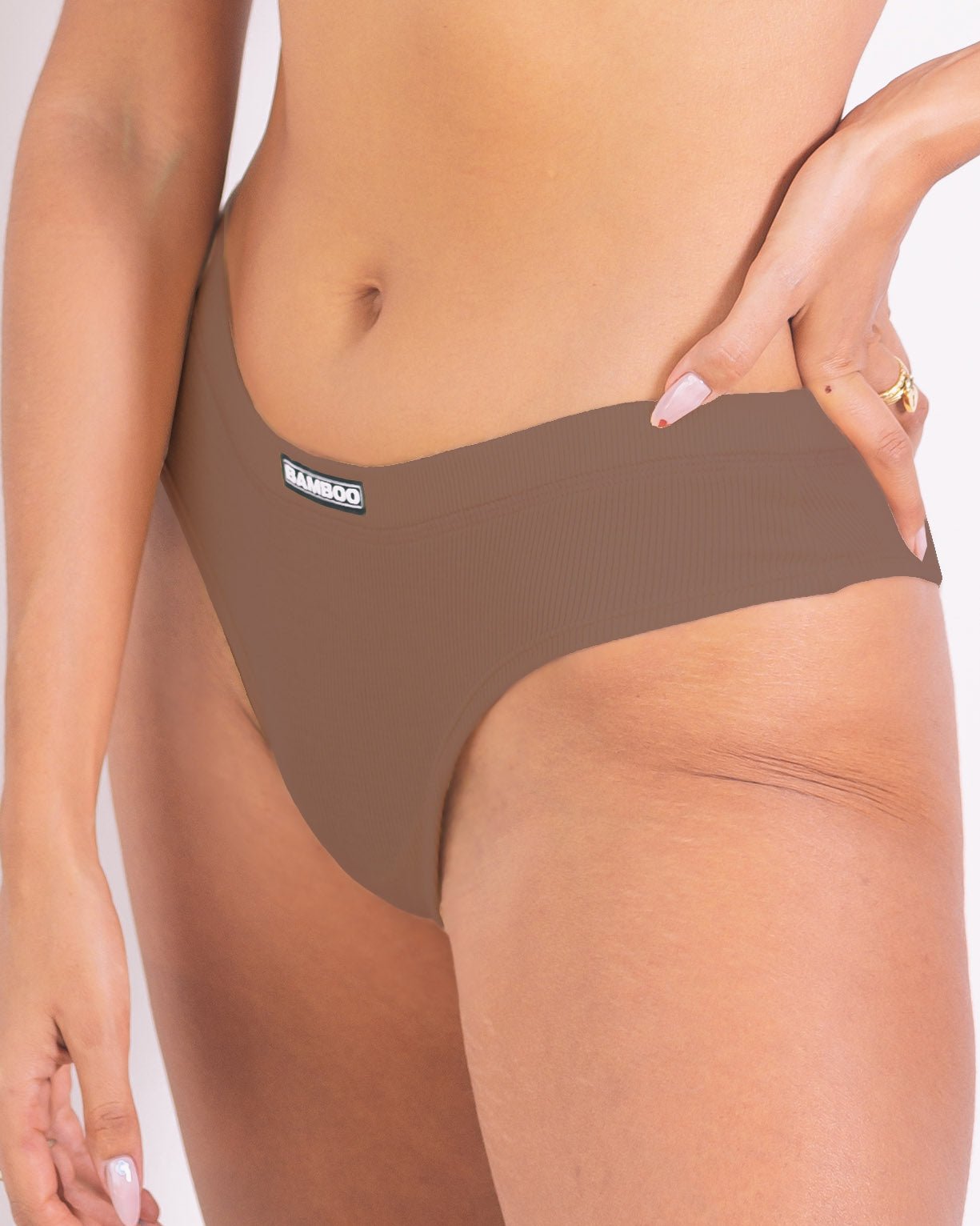 Rib Cheeky Brief - Bamboo Underwear