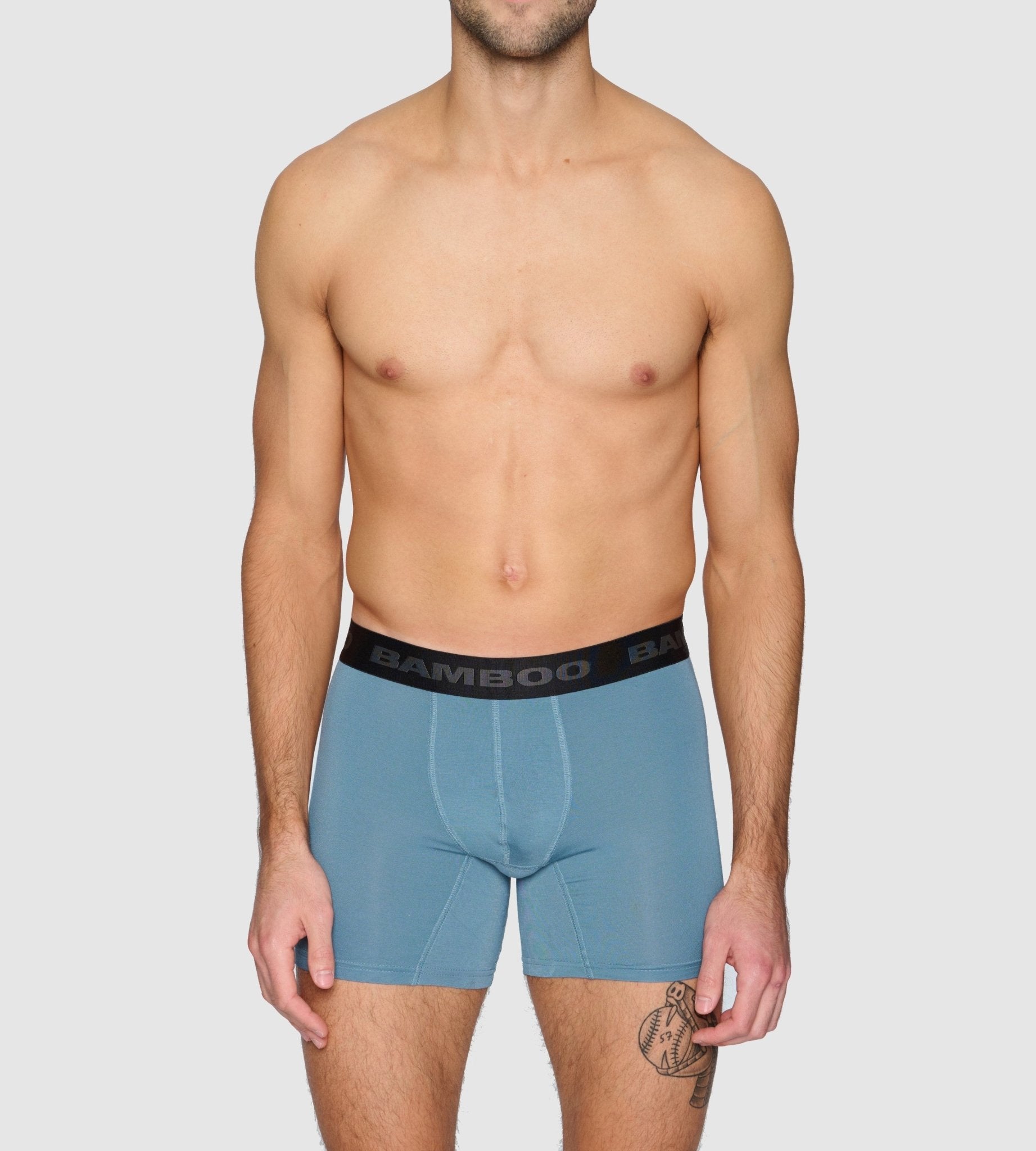 Men Long Boxer 5" - Bamboo Underwear
