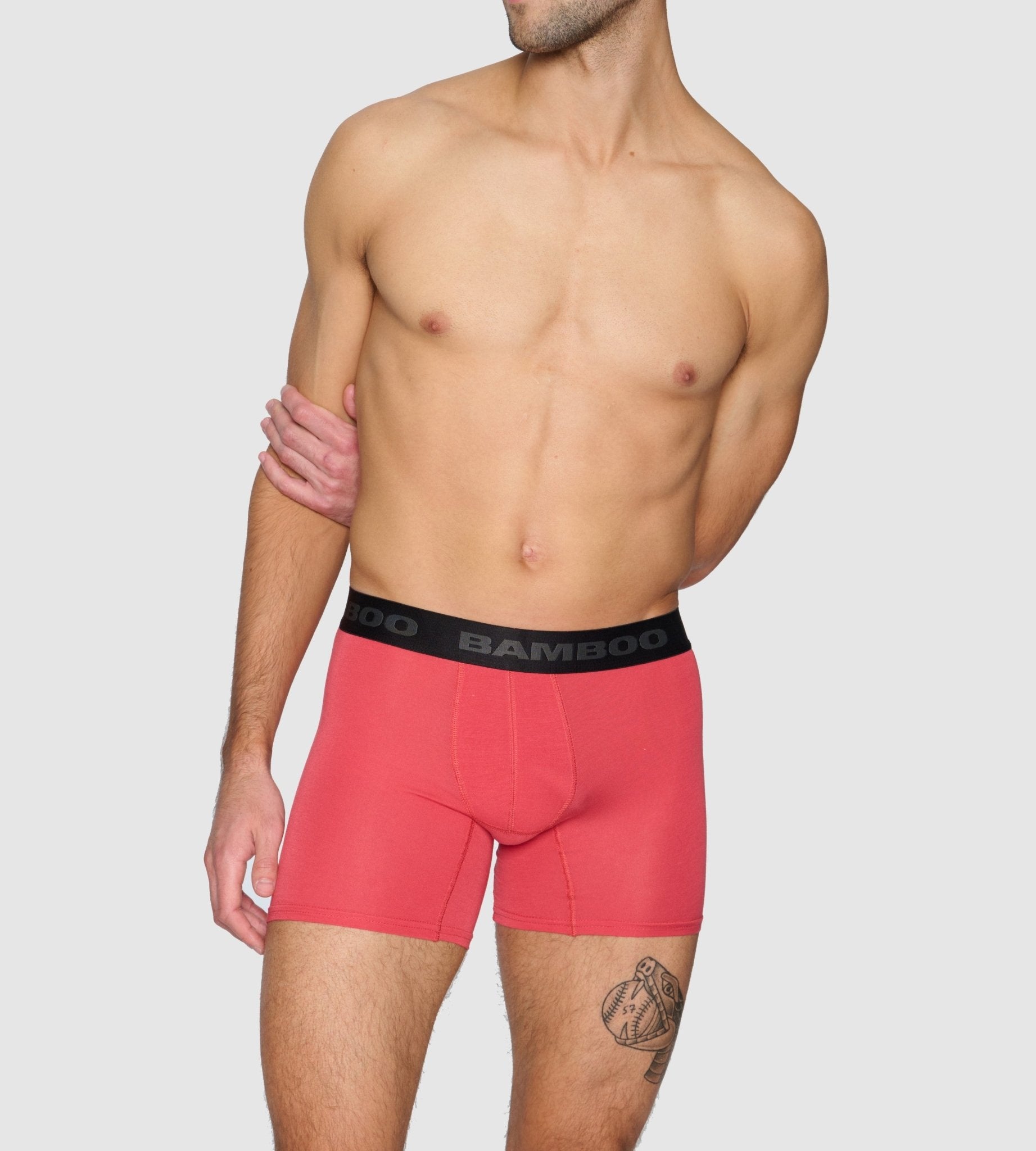 Men Long Boxer 5" - Bamboo Underwear