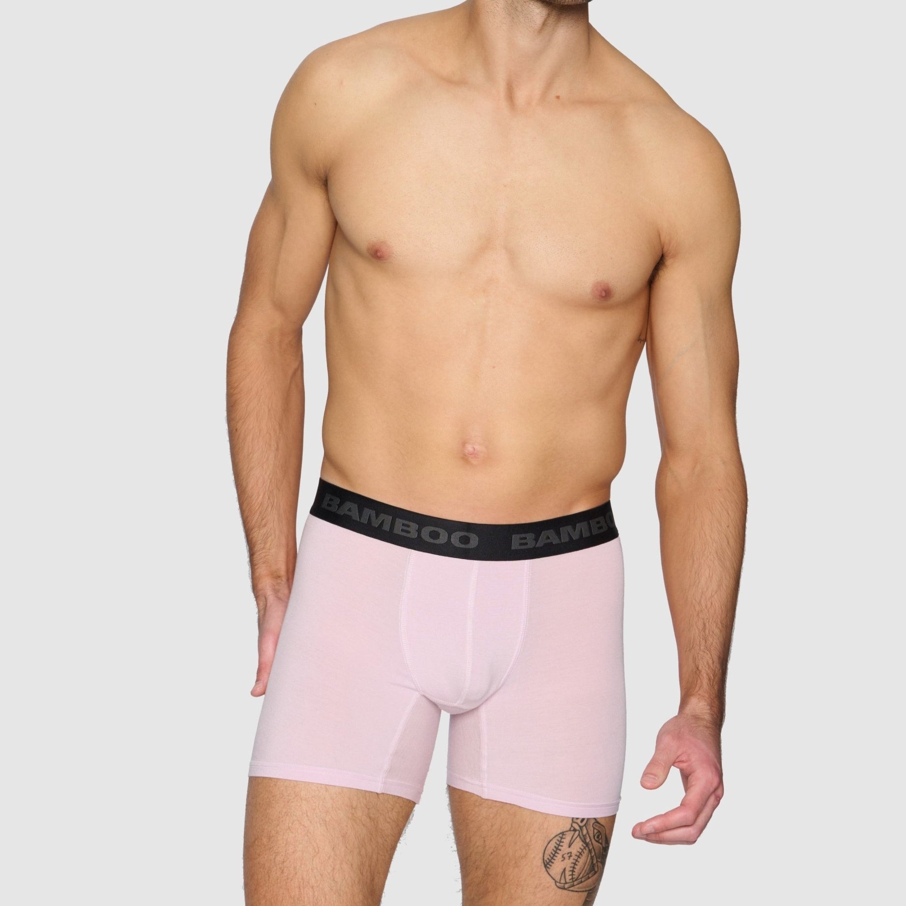 Men Long Boxer 5" - Bamboo Underwear